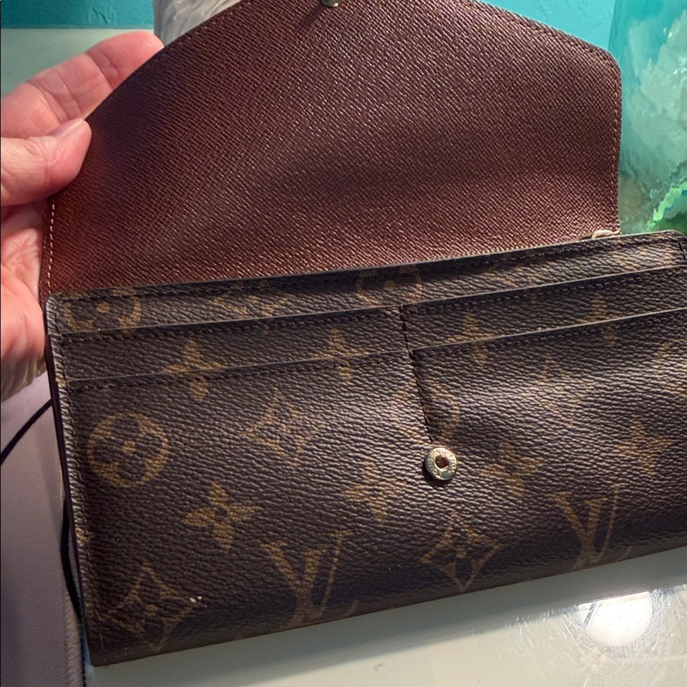 Louis Vuitton Dark Brown Monogram Wallet - Picture 6 of 9